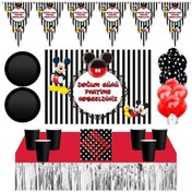 Resim Miki Afişli 16 Kişilik Masa Etekli Doğum Günü Parti Malzemeleri 