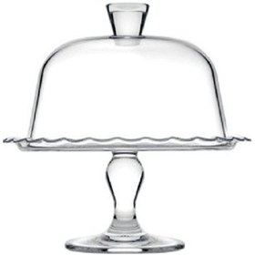 Resim Paşabahçe 96952 Patisserie Ayaklı Fanus Kapaklı Servis Tabağı 