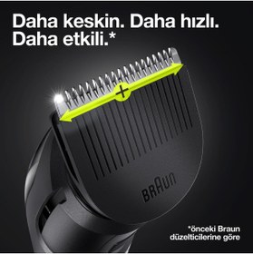 Resim Braun Bt 3340 Ayarlanabilir Taraklı Saç & Sakal Şekillendirici 