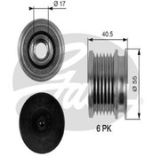 Resim GATES Oap7057 Alternator Kasnagi (MERCEDES OM611.612.613-OM646.647.648-OM651 (WA189316) 