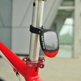 Resim LED Güneş Enerjisi ile Şarj Edilebilir Bisiklet Kuyruk Lambası Solar Bisiklet Lambası 