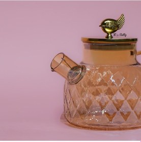 Resim Bellisima Kare Desen Demlik Amber 