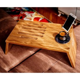 Resim Bk Gift Gift Ahşap Katlanabilir Organizer Kitap Okuma Sehpası 