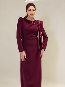 Resim Tegan Tesettür Abiye - Bej / 44 