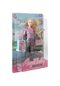 Resim Bıgtree Angelbaby Seyahat Bebekleri Seri2 Hs Happy Yazılı Tişörtl 