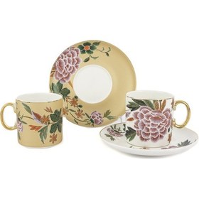 Resim Mikasa Moor Lieanna 2'li Pasta Tabak Çay Fincanı Seti 6 Parça 180 Cc çok renkli 
