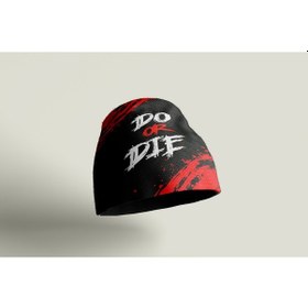 Resim Buffalo Dor Die Tasarımlı Kask Bonesi Balaklava Yazlık Kask Maskesi Kask Bere Motorcu Buff Maske Siyah 