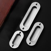 Resim 2 adet/1 Set ile Dahili Tutma Kolları, Kayar Kapı Tutma Kolları, Paslanmaz Çelik Kabuk Tutma Kolları, Gizli Mobilya Tutma Kolları, Gardırop, Dolap, Kapı ve Çekmeceler için Uygun 