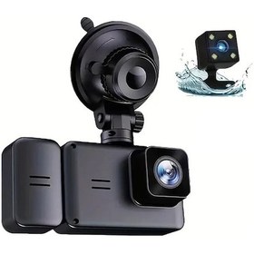 Resim Maiyame 1080p Araba Dvr Dash Kamera Ön Ve İç Ve Arka Kamera 3 Lensli Sürüş Kaydedici 2 İnç Ekr Sürüş Kaydedici 