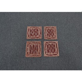 Resim Zehra Abla Halı Yeni Otantik El İşi İnce Kum Boncuklu Masa Sehpa Fiskos Örtüsü 5758 