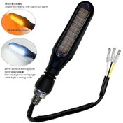 Resim Teltree Y-c01 36 Led İki Renkli Kombinasyon Arka Feneri - Akıllı Akışlı Sinyal Ve Fren Işığı, E-mark E24 Onaylı, Çift Paket Beyaz + Akışlı Sarı 