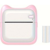 Resim Tcherchı Android İçin 1000mah Taşınabilir Termal Fotoğraf Yazıcısı Pembe 