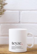 Resim Öz Kupa Teyze Tanımlı Kupa Bardak 