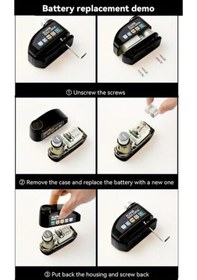 Resim Siyah Dayanıklı Yüksek Yoğunluklu Malzeme Disk Fren Kilidi Motosiklet Bisiklet Hırsızlık Önleme 