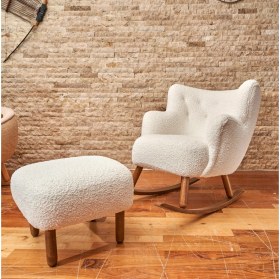 Resim Daısy Sallanan ve Puf Emzirme Koltuğu 