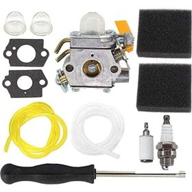 Resim Galaxxy 25CC 26CC 30CC 46CC Ryobi Homelite Çit Budama Makinesi Zama C1U-H60 Karbüratörlü Hava Filtresi Seti ile 308054012 Karbüratör (Yurt Dışından) 
