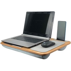 Resim Melo TOYS Laptop Sehpa Taşınabilir Minderli Kolay Taşınabilir Çalışma Masası Yatak Odası Salon Dizüstü Sehpa 