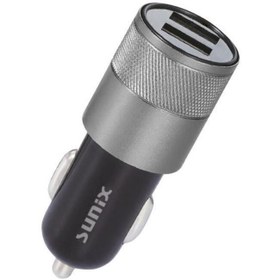 Resim Sunix 3.1a Çift Usb Araç Şarj Cihazı Başlık S-314 