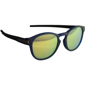 Resim john mıller HEH67G UV400 Filtre Korumalı Mavi Çerçeve Siyah Sap Aynalı-Mat Unisex Güneş Gözlüğü 