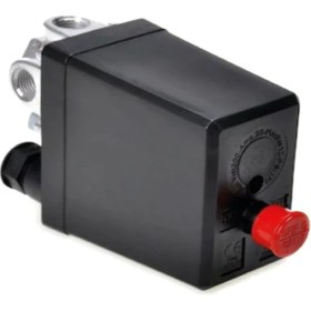 Resim BH Büyük Hidrolik Kompresör Basınç Otomatiği 3 Yollu 22o V ( Ayarlı Basınç Şalteri ) 