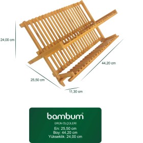 Resim Bambum Rienda Bulaşık Sepeti 