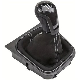 Resim Xuweiwei Volkswagen Golf Jetta 5 Ve 6 Vites Manual Şanzıman Alcantara Kapaklı 6th Gears 