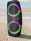 Resim TechnoStation Büyük Taşınabilir Bluetooth Hoparlör Kablosuz Ses Bombası Yüsek Ses Kalitesi Bass Boost 