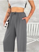 Resim Ayrobin Oversize Pantalon - Füme 