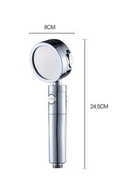 Resim Sağlam Metal Hortum Bağlantılı, 360 Hareketli Duş Başlığı Çok Renkli 