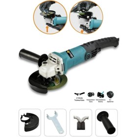 Resim 3400W Spiral Taşlama ve Kesme Makinesi 115MM, Güçlü ve Kullanışlı Elektrikli Alet 