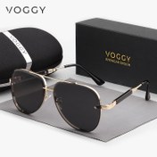 Resim VOGGY Şık, Basit ve Retro Hafif Metal Moda Gözlükler - Erkek ve Kadınlar İçin Uyumlu, Sürüş, Dağ Tırmanışı, Bisiklet, Balık Tutma, Tatil, Seyahat, Parti Aksesuarı ve Hediye Kutusu 