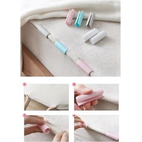 Resim MCM Group 12 Adet Yorgan Kılıfı ve Çarşaf Sabitleyici Kaydırmaz Nevresim Örtü Klipsleri 