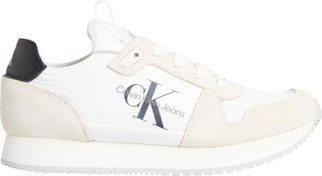 Resim Calvin Klein Jeans Runner Sock Laceup Ny-Lth Wn Kadın Spor Ayakkabi, Beyaz, 41 