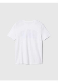 Resim Gap 708370003 V-bas Ss Logo Tee Erkek Çocuk Tişört Beyaz 