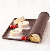 Resim Fochsia Kırmızı Silikon Rulo Pasta Kalıbı 31x26cm Pişirme Mutfak Aletleri Aksesuarları 