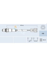 Resim Audi A6 C6 Oksijen Sensoru 3.2 Fsi 2005-2008 Auk Bkh Fae 77393 