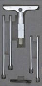 Resim 0-300x0.01mm Mekanik Derinlik Mikrometre 