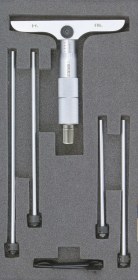 Resim 0-300x0.01mm Mekanik Derinlik Mikrometre 