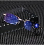 Resim Ximistore9 Erkekler İçin Moda İş Gözlüğü - Seramik Kesim, Mavi Işık Engelleyici, Kahverengi Lens, 400 Derece, Toplu Satış Siyah 