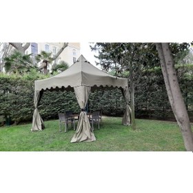 Resim Çadırburada Bahçe Çadırı Katlanır Tente Çardak Kamelya Portatif Kış Bahçesi 