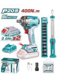Resim Total TSOLI23048E 20 V 2.0 Ah 400 Nm Akülü Somun Sıkma 