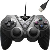 Resim Zsunsky Shop Kablolu Titreşim Pc Usb Gamepad (Siyah) (Yurt Dışından) 