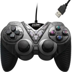 Resim Zsunsky Shop Kablolu Titreşim Pc Usb Gamepad (Siyah) (Yurt Dışından) 