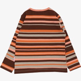 Resim Breeze Kız Bebek Uzun Kollu Tişört Çizgili Patlı 9 Ay-3 Yaş, Karışık Renk Çok Renkli 