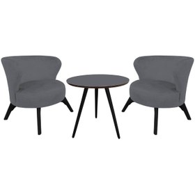 Resim ReHome City Fiskos Set, Çay Seti, Berjer Koltuk Takımı - Gri 