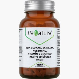 Resim VeNatura Beta Glukan, Ekinezya, Kuşburnu, Vitamin C ve Çinko 30 Kapsül 