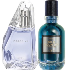 Resim Avon Wild Country Freedom Erkek Parfüm Ve Perceive Kadın Parfüm Paketi 