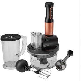 Resim Karaca 6 Bıçaklı Cam Mutfak Robotu Uzun Blender Ayaklı 2500W Turbolu Güçlü Motor, Çırpma, Dilimleme, Doğrama, Blender, Karıştırma, Onerous Mutfak Tartısı Hediye 