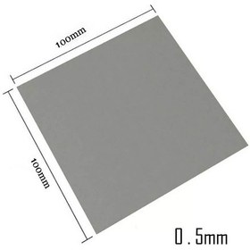 Resim Wozlo 0 5mm 100x100mm Chipset Soğutucu Termal Pad Cep Telefonu Notebook Ps4 Ps5 Gri 13w/m K 
