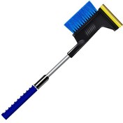 Resim Jeehugo Oto Kardan Adamı - Dört İşlevli Alüminyum Genişletilebilir Kar Ve Buz Temizleyici, Güvenlik Çekiçli Oksijenli Çakmak Ucu 